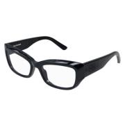 Balenciaga Fyrkantig Cat Eye Optiska Glasögon Black, Unisex