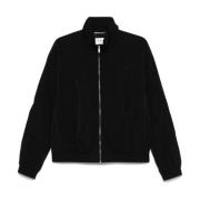 Saint Laurent Svart Yllekappa Black, Herr