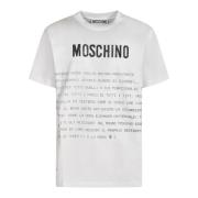 Moschino Stiliga T-shirts och Polos White, Herr