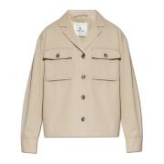 Anine Bing Jacka med fickor Beige, Dam