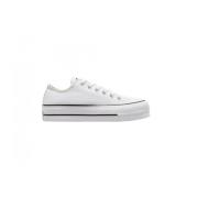 Converse Canvas Platform Sneakers Lättvikt Komfort White, Dam