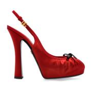 Dolce & Gabbana Satin platformskor Red, Dam