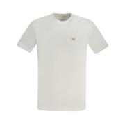 Calvin Klein Vit Bomull Crew Neck T-shirt White, Herr