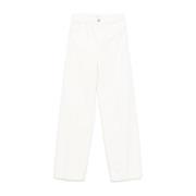 TotêMe Ekologiska Wide Leg Jeans White, Dam