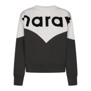 Isabel Marant Étoile Tvåfärgad crew neck sweatshirt Multicolor, Dam