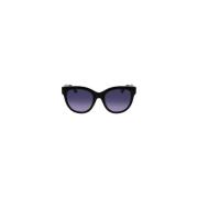 Liu Jo Svarta Acetat Cateye Solglasögon Black, Dam