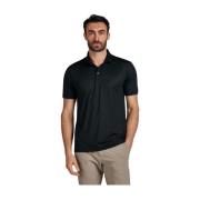 Suns Bomull Polo Skjorta Black, Herr