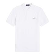 Fred Perry Enkel Skjorta Overdeler White, Herr