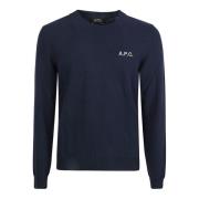 A.P.C. Sweatshirts Blue, Herr