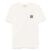 Stone Island Stiliga T-shirts och Polos White, Herr