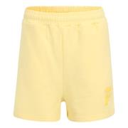 Fila Sportiga Högmidjade Sweat Shorts Yellow, Dam