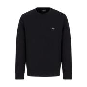 Emporio Armani Stiliga Sweatshirts och Hoodies Kollektion Blue, Herr