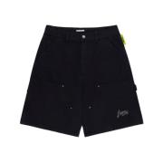 BARROW Bomull Bermuda Shorts Black, Herr