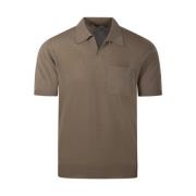 Altea Army Polo T-Shirt Brown, Herr