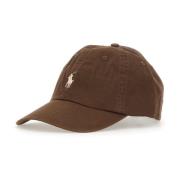 Polo Ralph Lauren Choklad Mac Baseballkeps Broderad Logotyp Brown, Her...