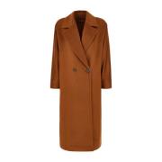 Max Mara Studio Stiliga Kappor Kollektion Brown, Dam