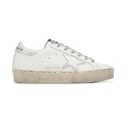 Golden Goose Laminerad Stjärna Läder Sneakers White, Dam