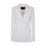 Seventy Vit Dubbelknäppt Blazer White, Dam