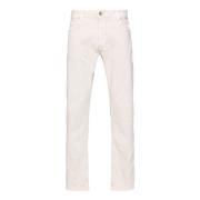 Eleventy Beige Bomullsblandning Twill Jeans Beige, Herr