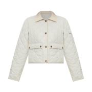 Moncler Ivory Vinterjackor för Kvinnor Beige, Dam