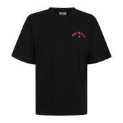 Off White Svart Logotyp Tryck T-shirt Black, Herr