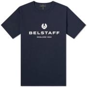 Belstaff 1924 Mörkblå T-Shirt Blue, Herr