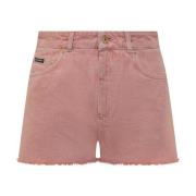 Dolce & Gabbana Rosa Pink Shorts med Klassisk Stil Pink, Dam