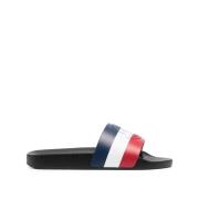 Moncler Stiliga Slides för Sommarutflykter Black, Herr