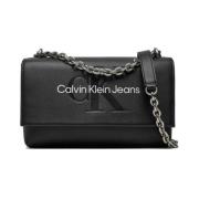 Calvin Klein Jeans Modern Syntetisk Läderhandväska Black, Dam