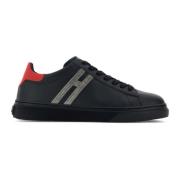 Hogan Svarta Sneakers med Avtagbar Innersula Black, Herr