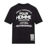 Y-3 T-shirt med tryck Black, Herr