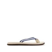 Brunello Cucinelli Blå Grosgrain Band Trim Platta Skor Blue, Herr