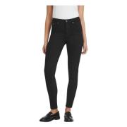 Guess Ekologiska Skinny Jeans Black, Dam