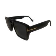 Tom Ford Redford Solglasögon - Svart Acetat Grå Black, Unisex