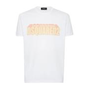 Dsquared2 Stilfull T-shirt Kollektion White, Herr