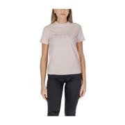 Calvin Klein Jeans Rosa Bomull Logo Tee Crew Neck Pink, Dam