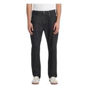 Guess Ekologisk Bomull Straight Jeans Black, Herr