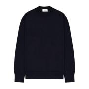 Laneus Svart Crew Neck Tröja Black, Herr