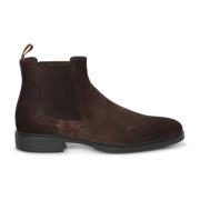 Santoni Bruna Ankelboots för Män Brown, Herr