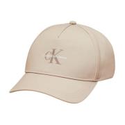 Calvin Klein Jeans Beige Polyester Baseball Cap Beige, Herr