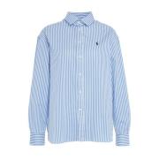 Polo Ralph Lauren Blårandig Elegant Skjorta Blue, Dam