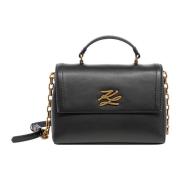 Karl Lagerfeld K/Autograph Handbag Black, Dam