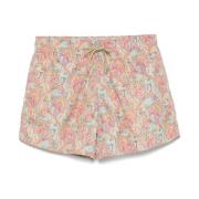 Etro Cachemira Print Badshorts Multicolor, Herr