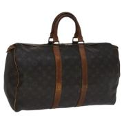 Louis Vuitton Vintage Pre-owned Canvas resvskor Brown, Dam