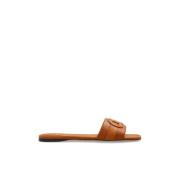 Salvatore Ferragamo Slides Liss Brown, Dam