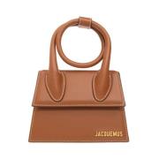 Jacquemus Le Chiquito Noeud axelväska Brown, Dam