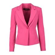 Patrizia Pepe Elegant Jacka med Stretchmaterial Pink, Dam