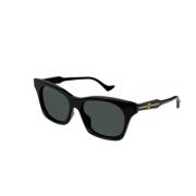 Gucci Stiliga solglasögon för modeentusiaster Black, Unisex