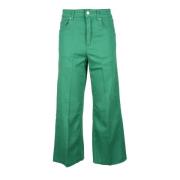 DEPARTMENT FIVE Bomull Elastan Jeans Green, Dam