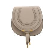 Chloé Elegant Läder Crossbody Väska Gray, Dam